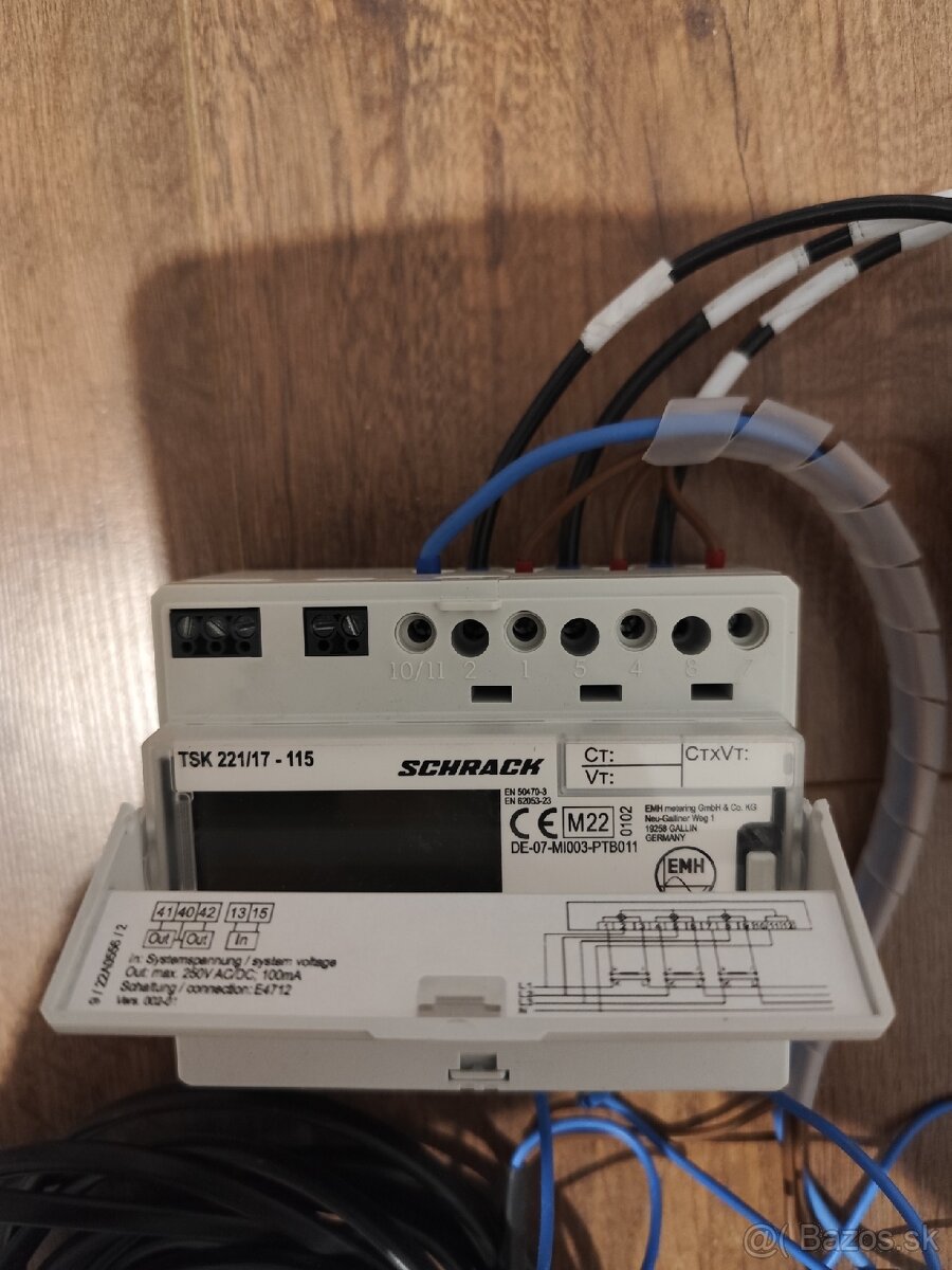 Shrack Elektromer 4 kvadrantovy s RS485 prepojenie s PC - 3