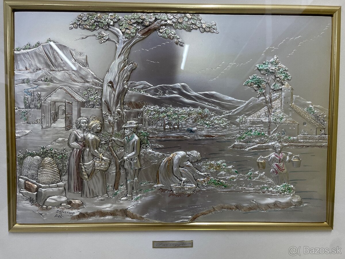 Obraz zo striebra, 73x57cm - 3
