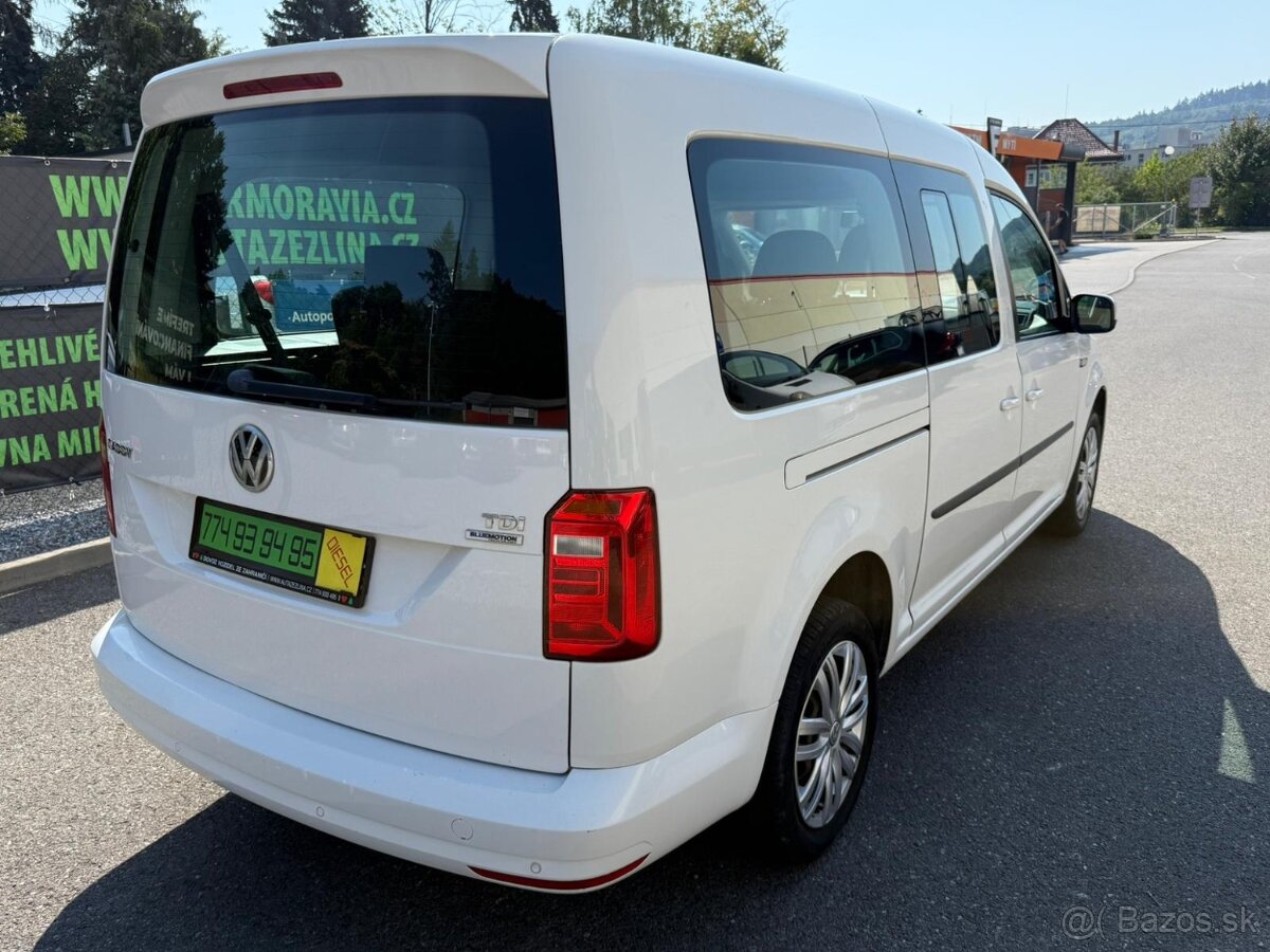 ► VW CADDY MAXI 2,0 TDI - 75KW, 7 MÍST, PARK. SENZORY ◄ - 3