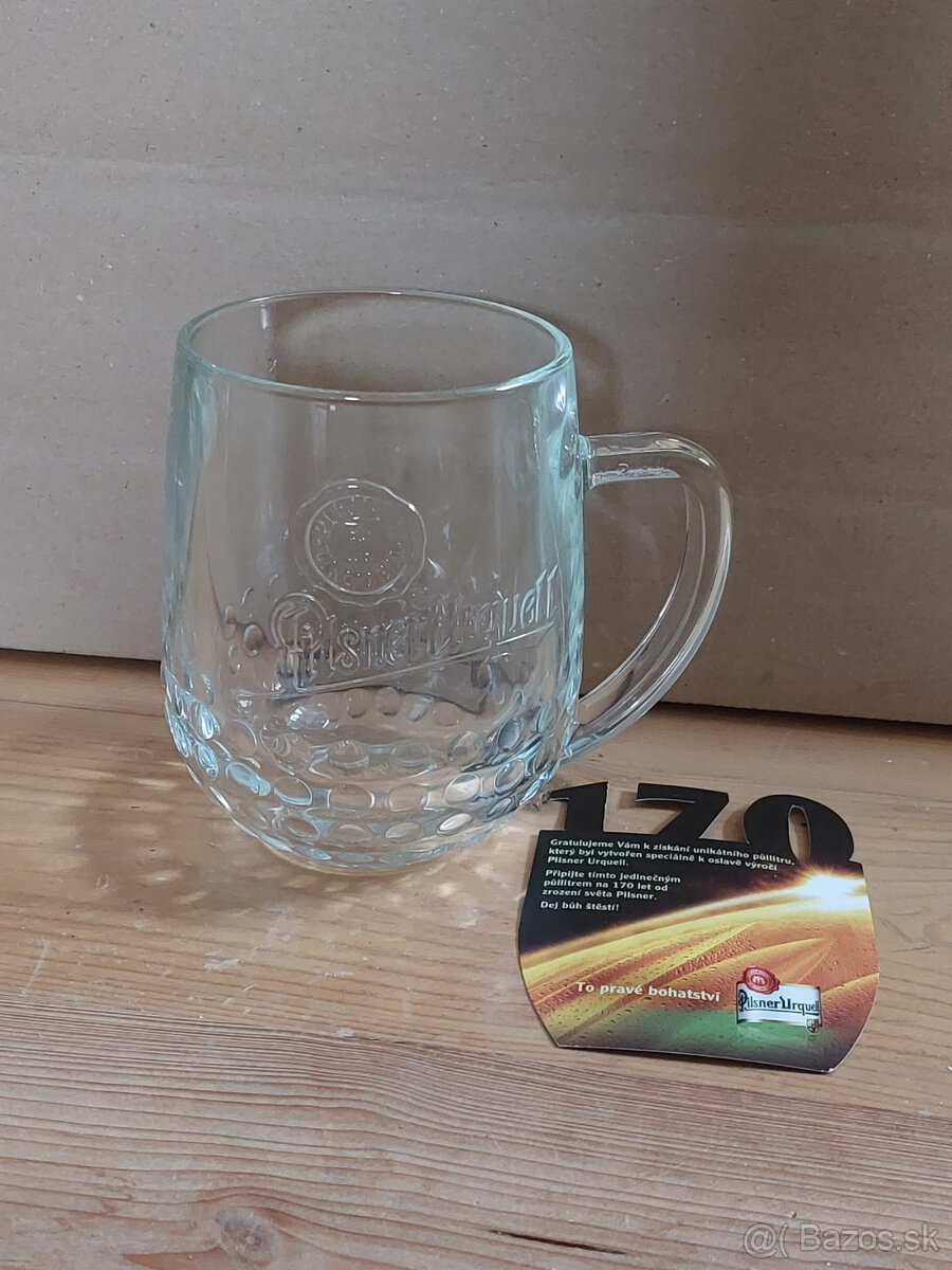 Pilsner Urquell - Výroční půllitr s uchem - 3