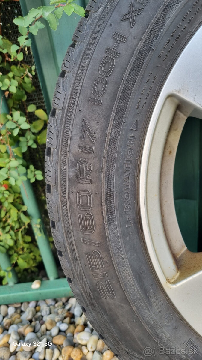 Zimné jazdené 215/60 R17 NOKIAN - 3
