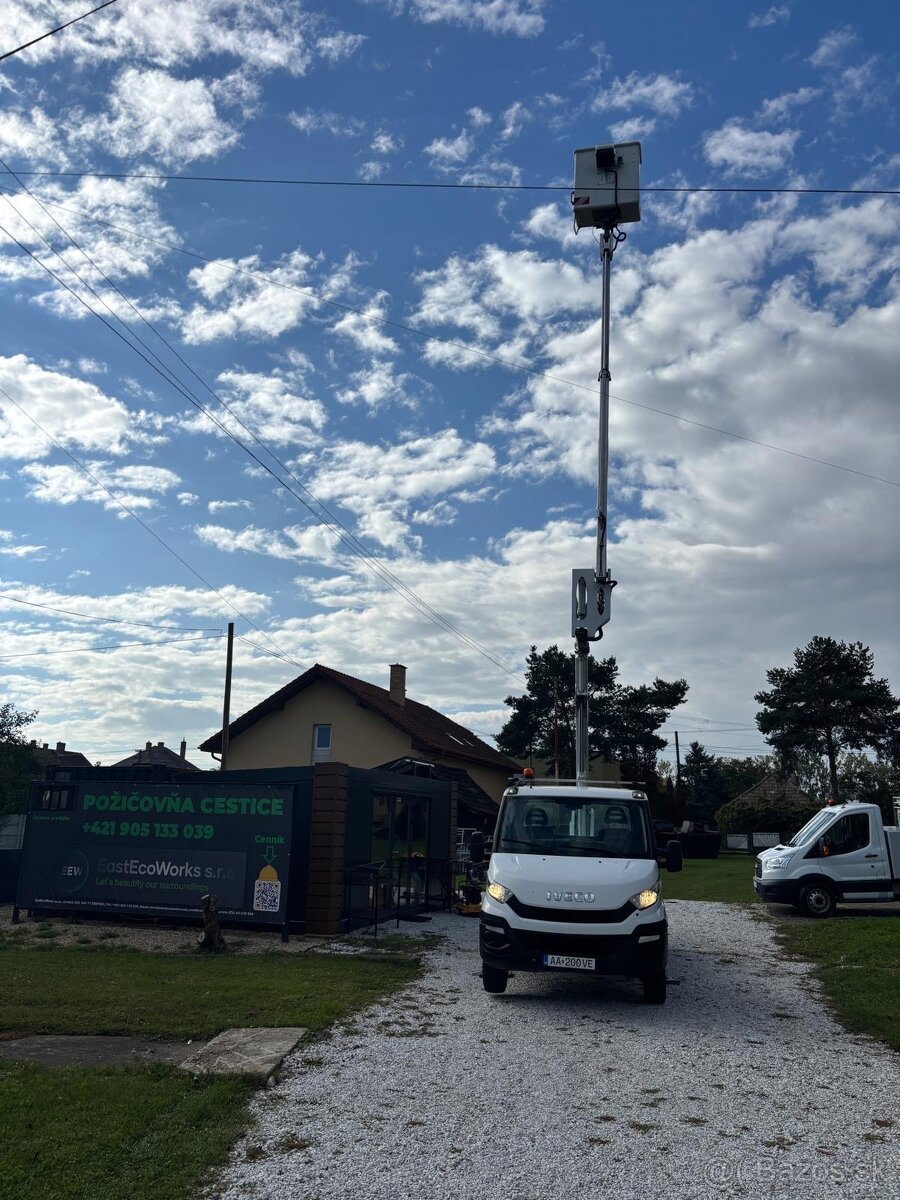 Prenájom vysokozdvižnej montážnej plošiny 17m - 3