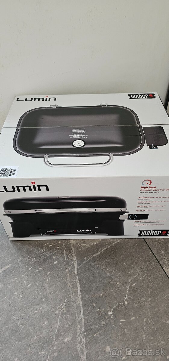 Elektrický grill Weber Lumin Black EU - 3