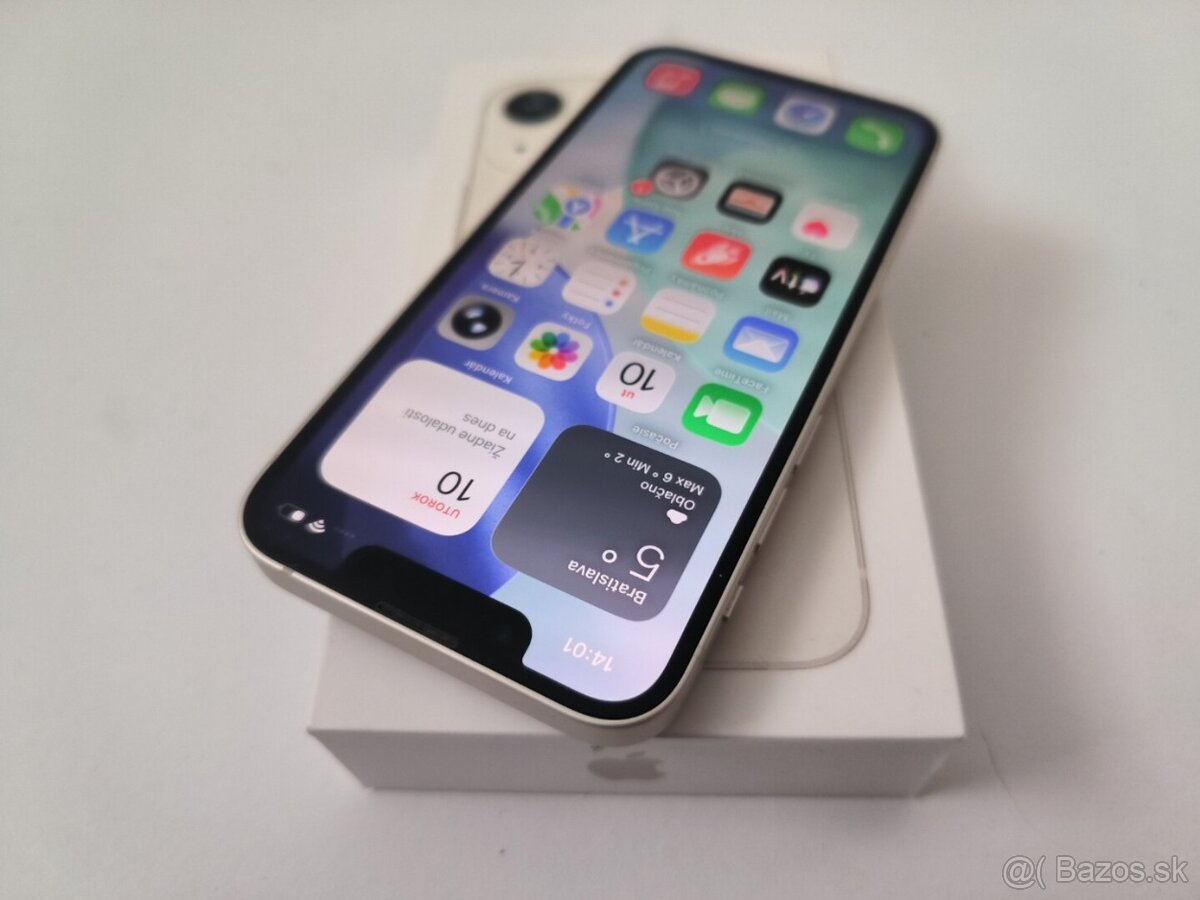 apple iphone 13 mini 128gb Starlight 100% Batéria - 3