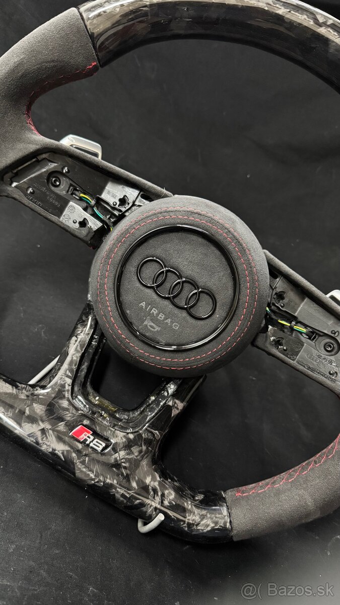 CARBON volant AUDI RS + airbag Alcantara - 3