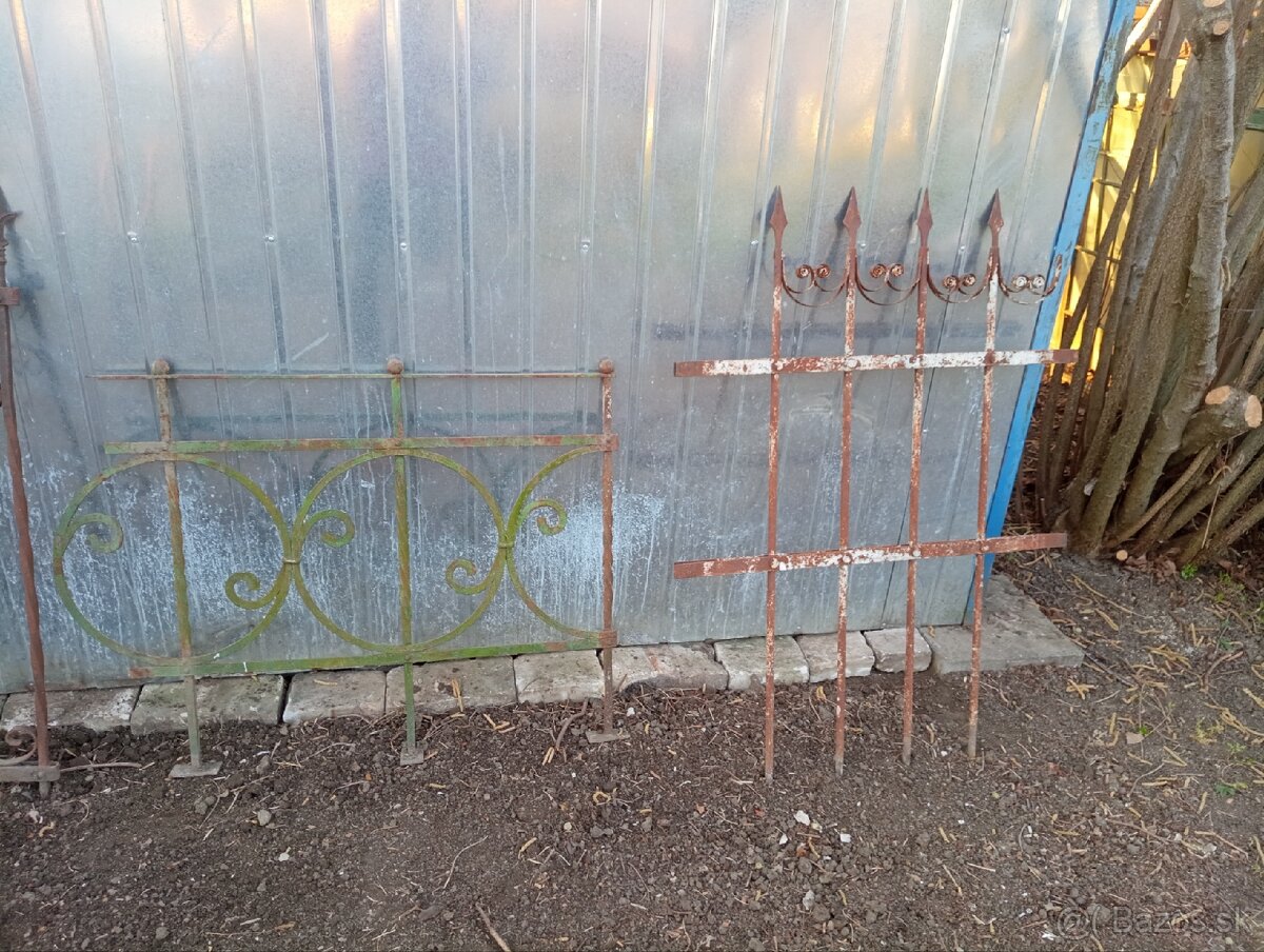 Historické kované ploty/zábradlia - 3