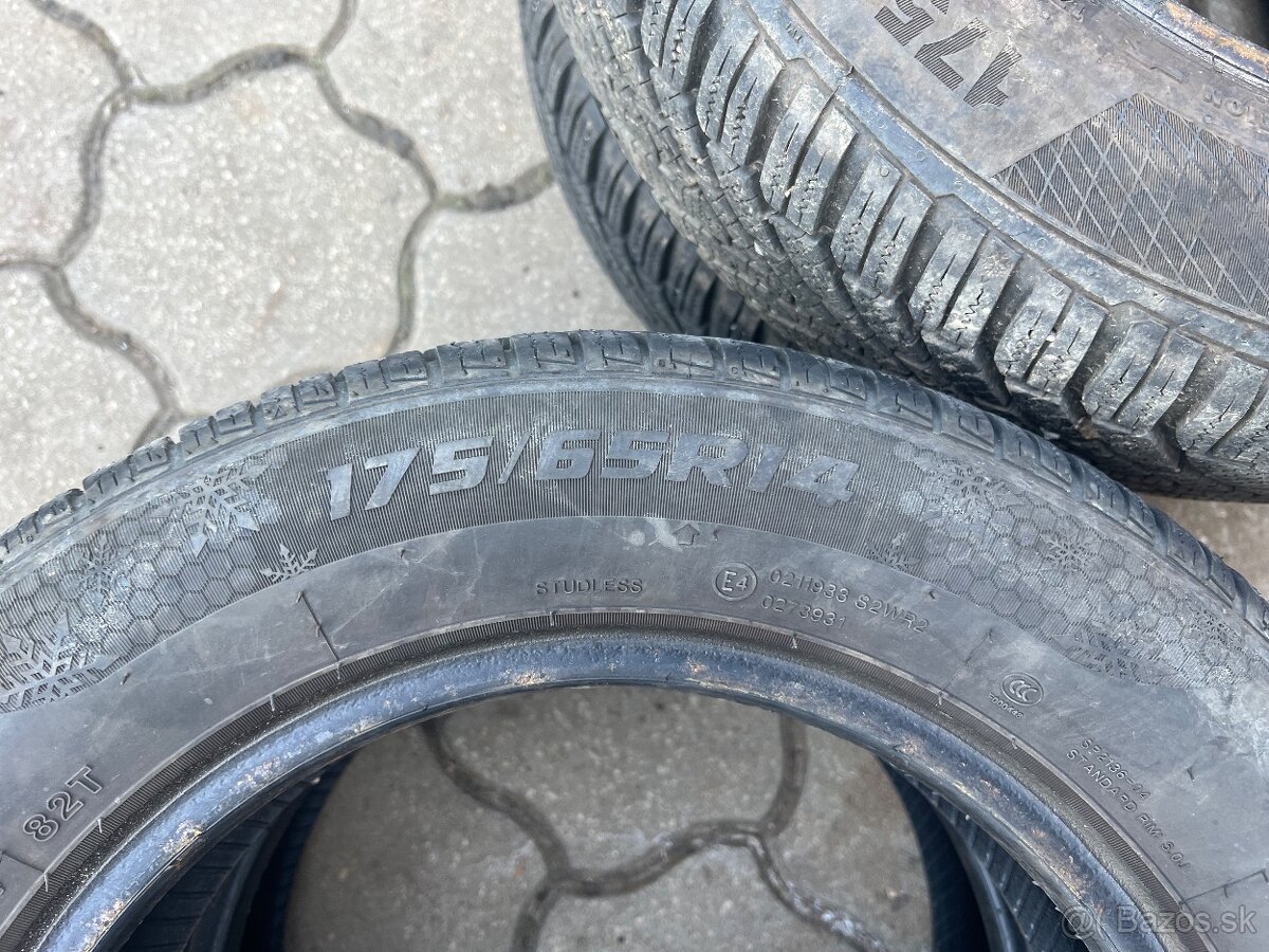 Predám 4ks zimné pneu 175/65 R14 - 3