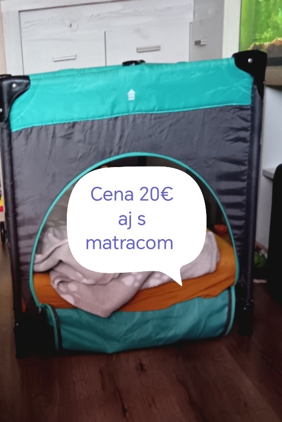 Na predaj cestovná postieľka a jedálenská stolička. - 3