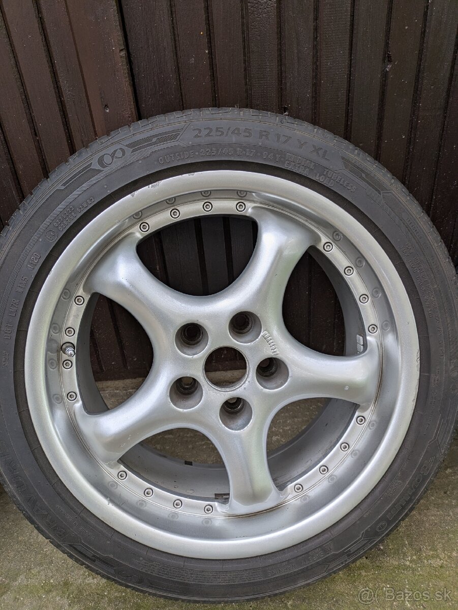 5x112 r17 Borbet Type R s pneu - 3