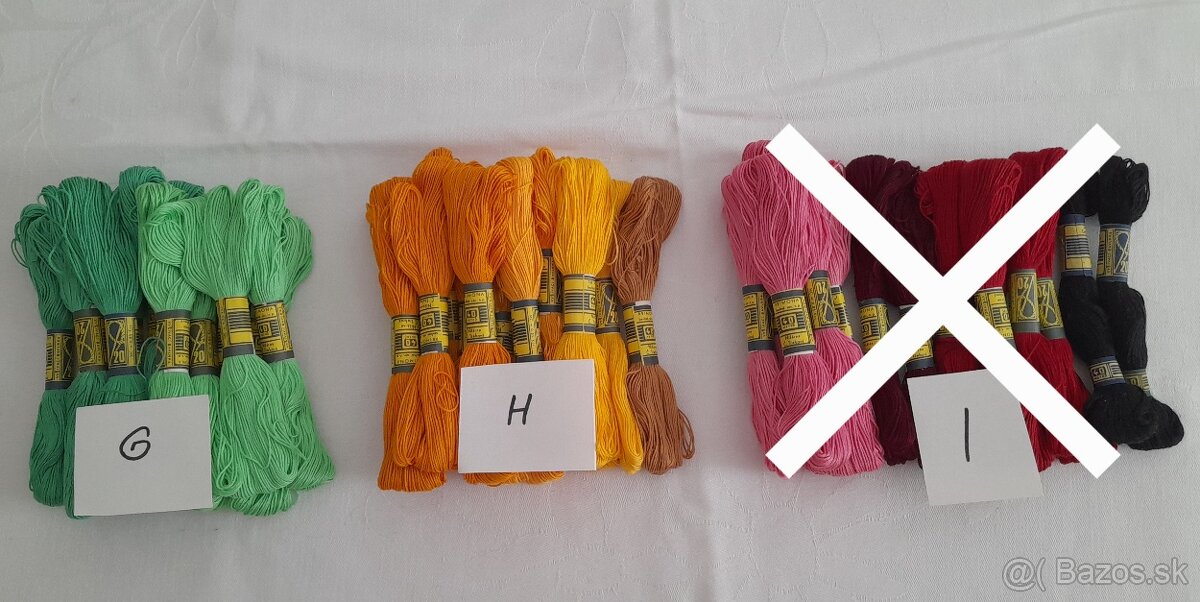 Bavlnky na vyšívanie - 3