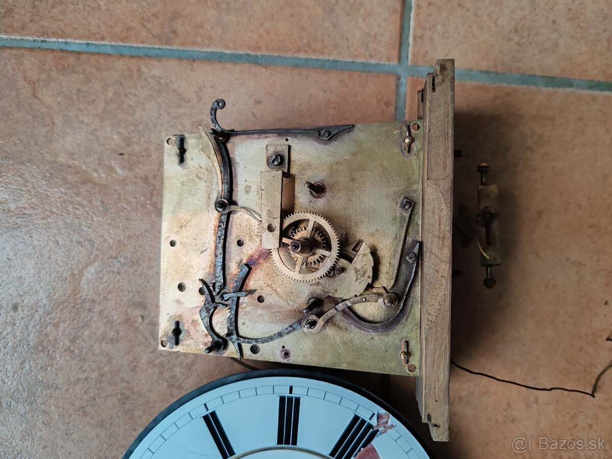 Starožitny hodinový stroj spolkový č2. - 3