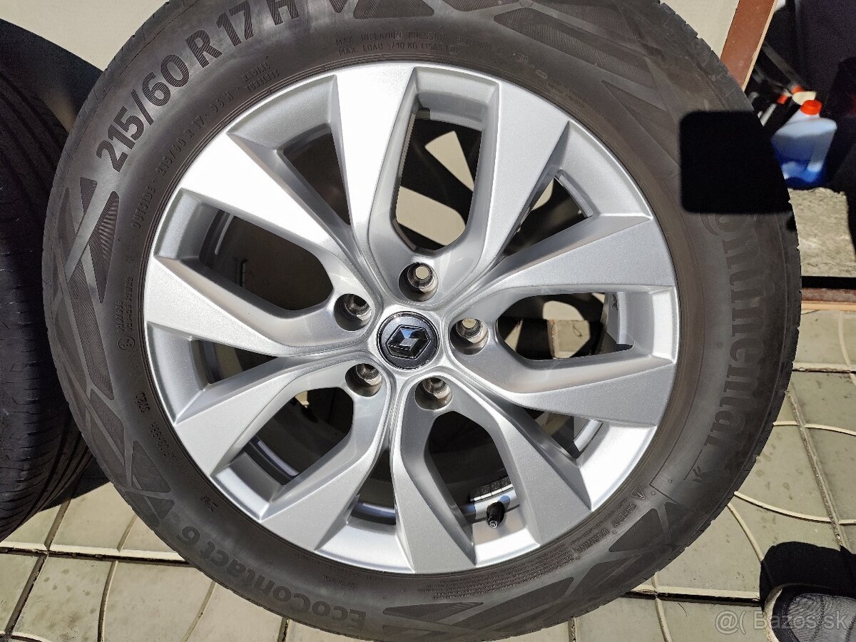 5x114,3 R17 , 215/60 R17 CAPTUR 2 - 3