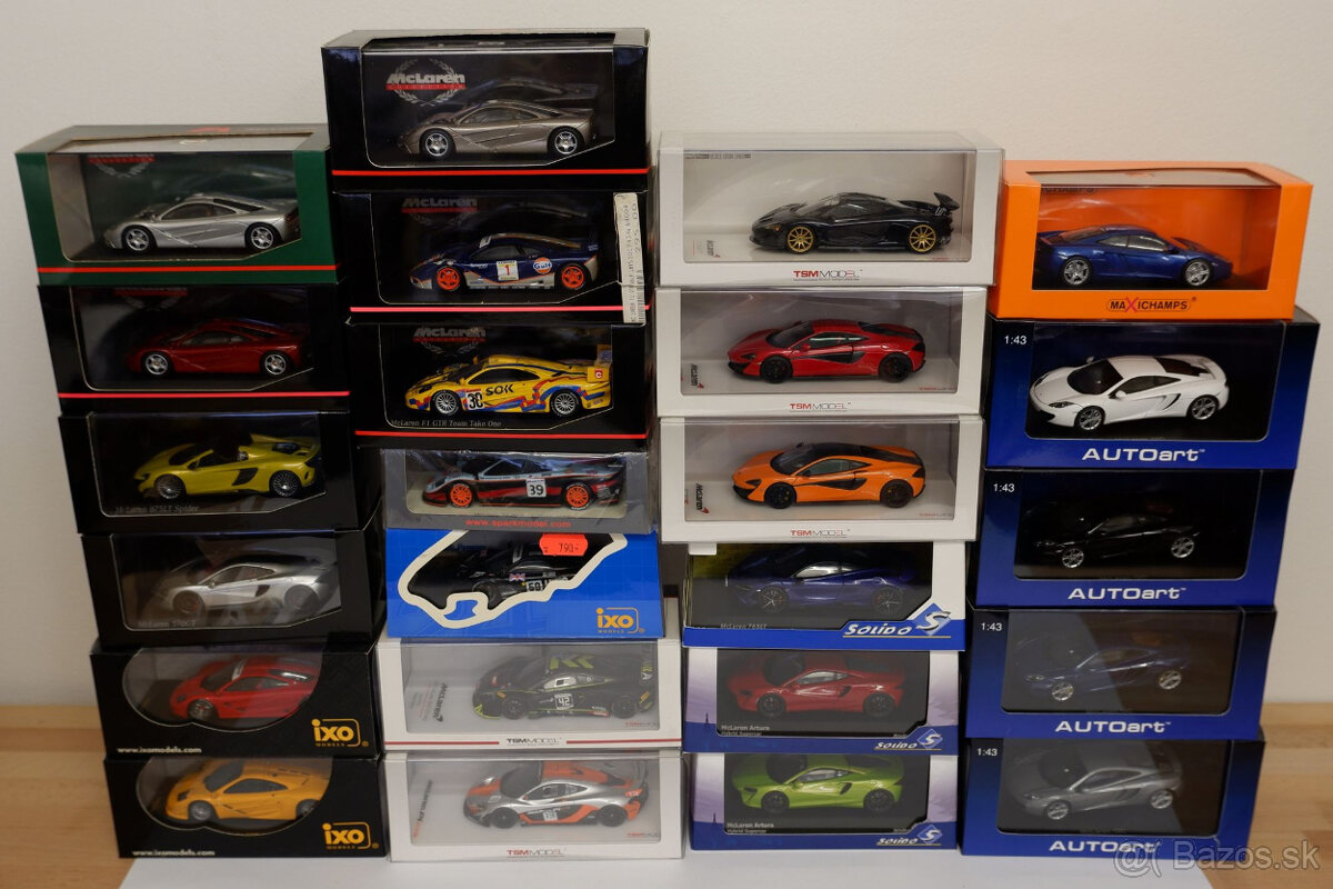 McLaren modely 1:43 - 3