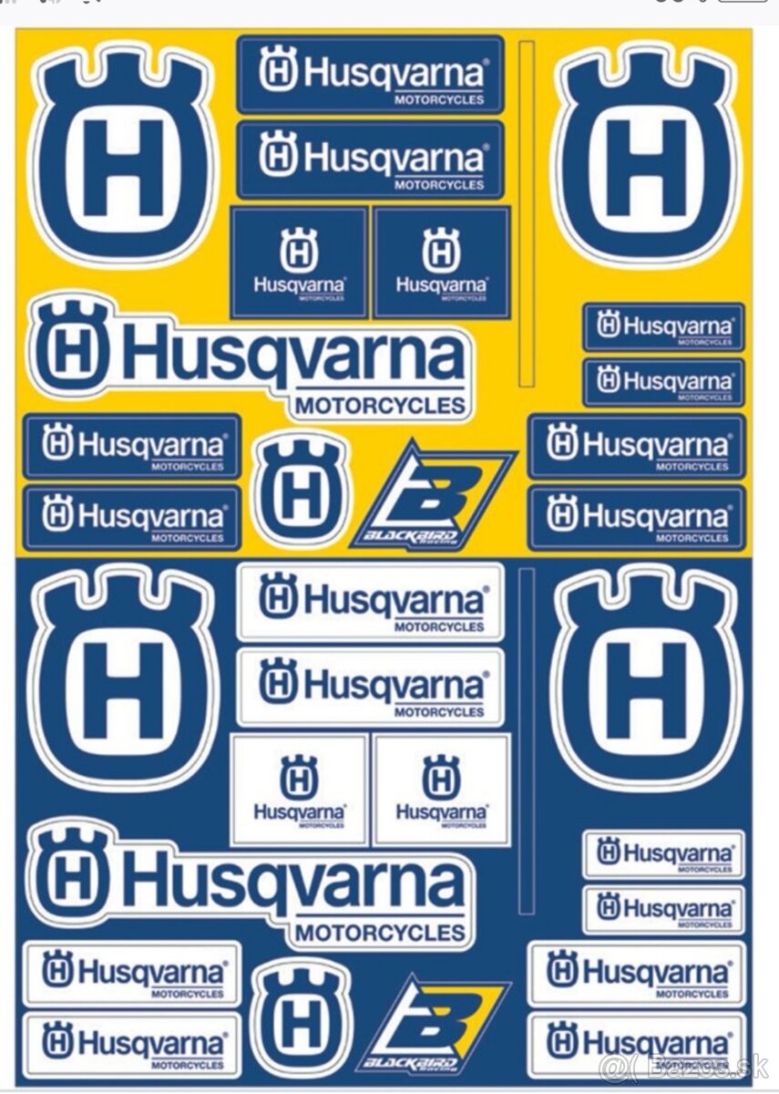 Predám nálepky Husqvarna - 3
