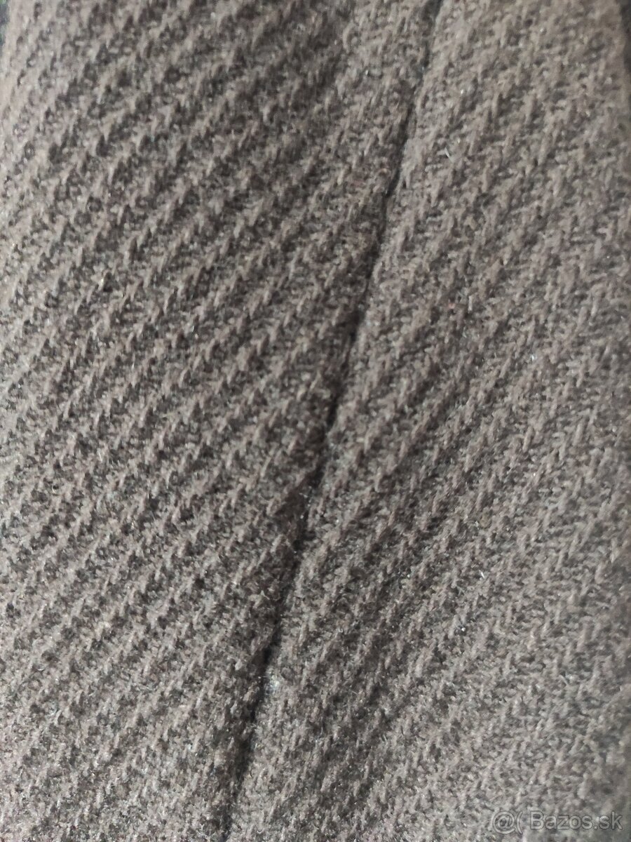 Hnedý vlnený kabát s límcom GIORDANI - veľ. 36 - 3