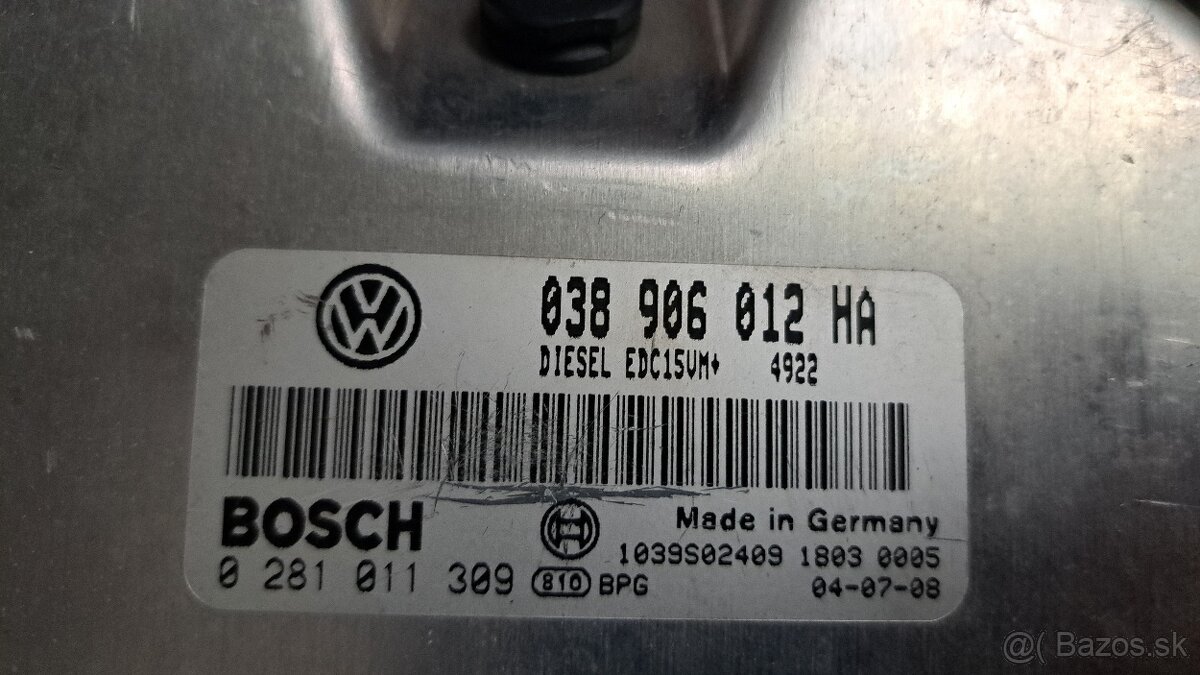 Riadiaca jednotka 038 906 012 HA - 3