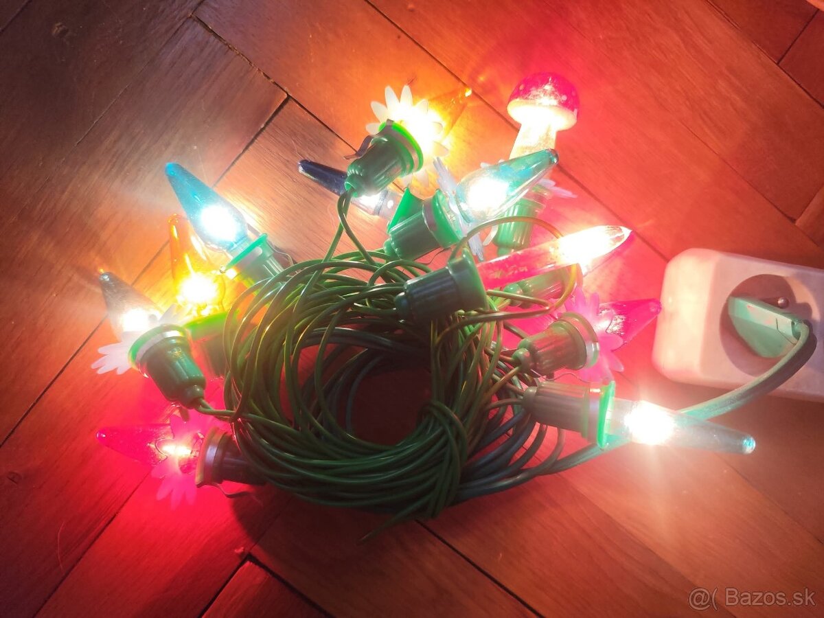 Retro vianočné svetielka - 3