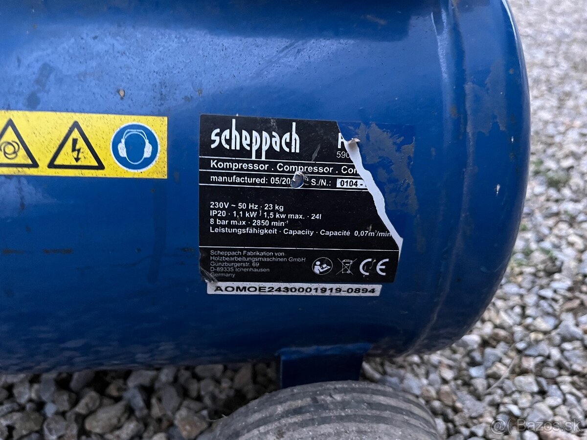 Kompresor Scheppach 24l - 3