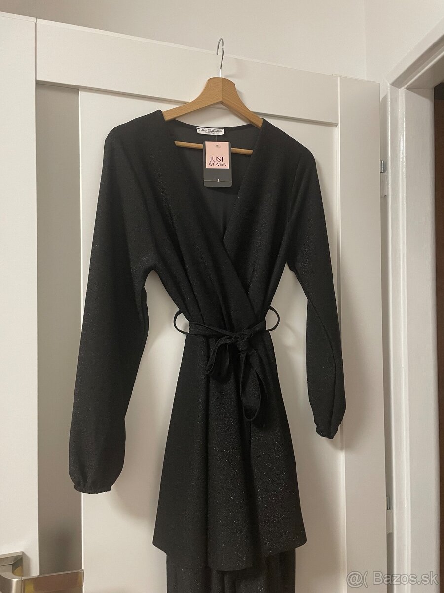 Čierne elegantné šaty - 3