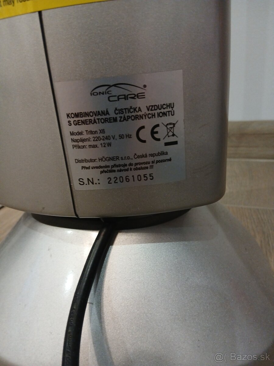 Čistička vzduchu Ionic-CARE Triton X6 strieborná - 3