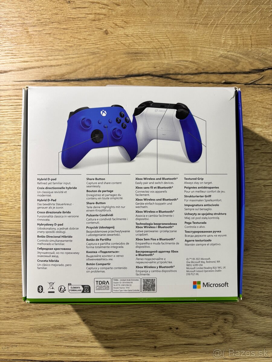 Xbox Wireless Controller Shock Blue - 3