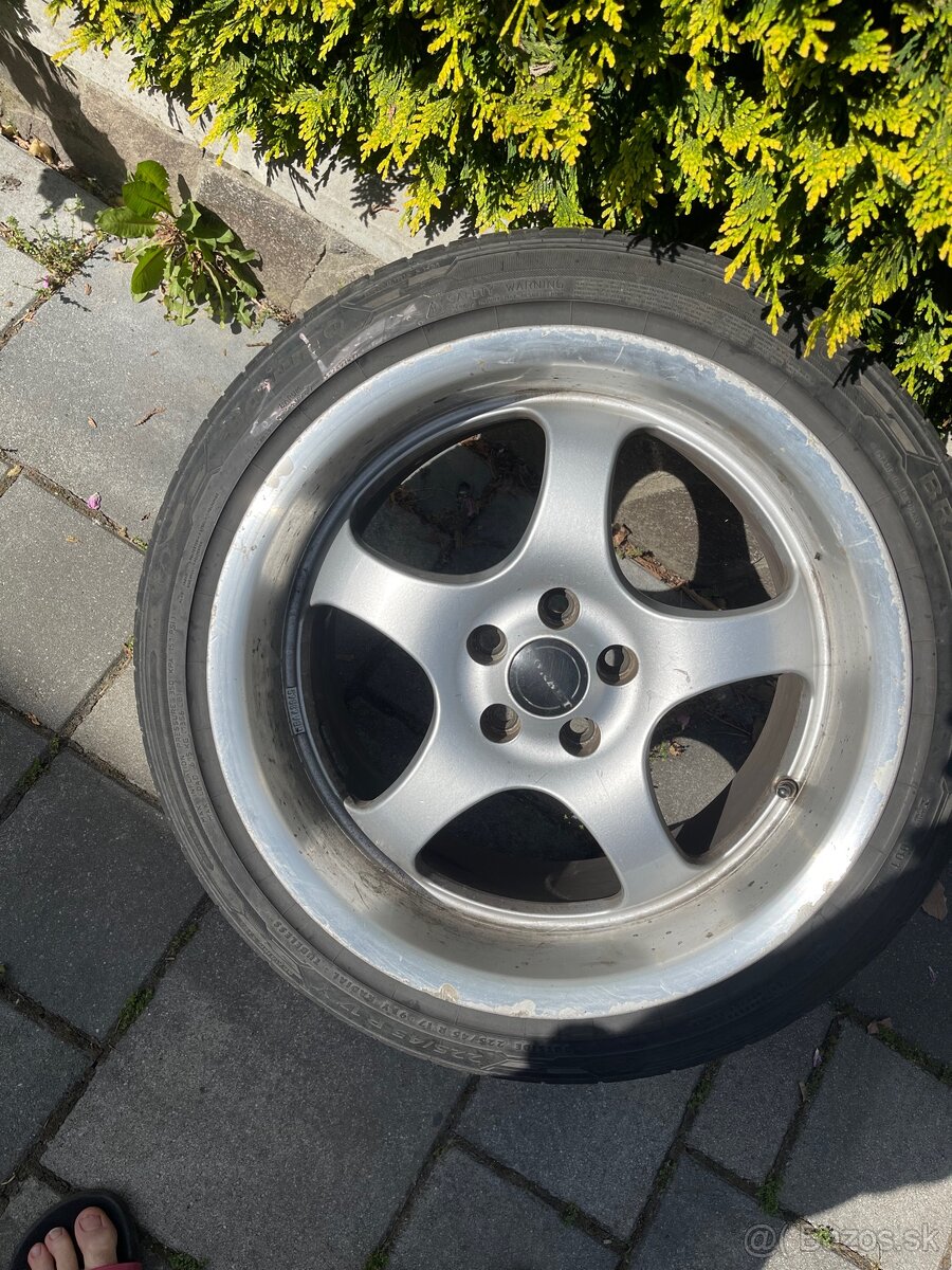 Predám kolesá Brock 5x100 R17, ktoré boli na SEAT León 1. - 3