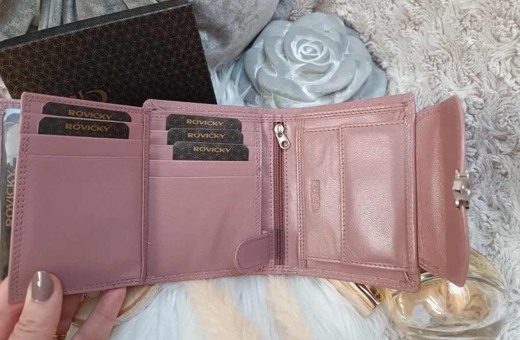 Staroružová kožená peňaženka - 3