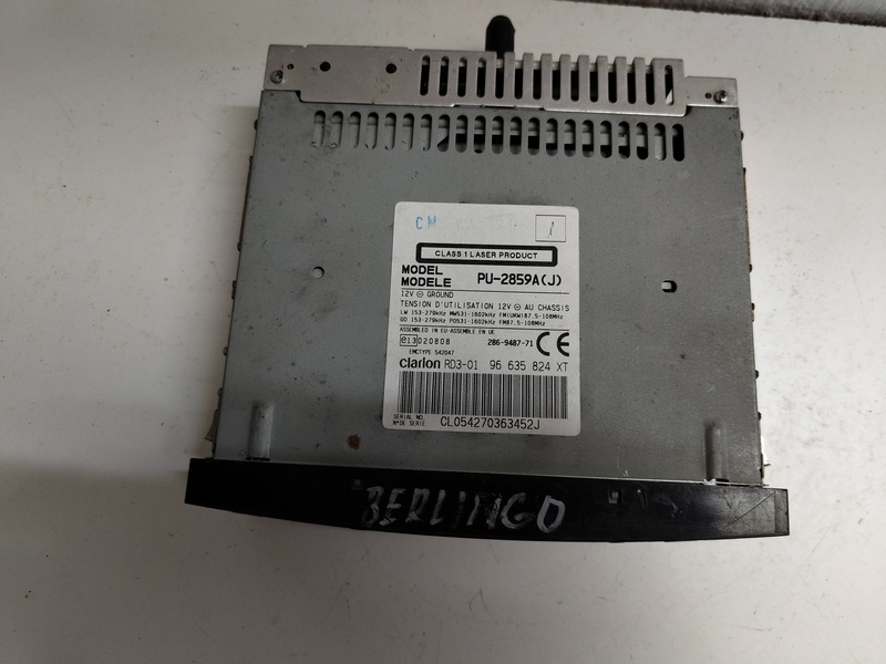 Autorádio Peugeot Partner 96635824XT 40€ - 3