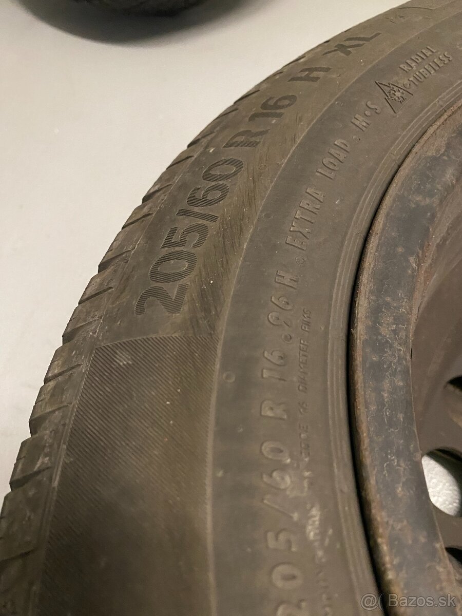 Zimné pneumatiky na diskoch - Continental WC 205/60 R16 - 3