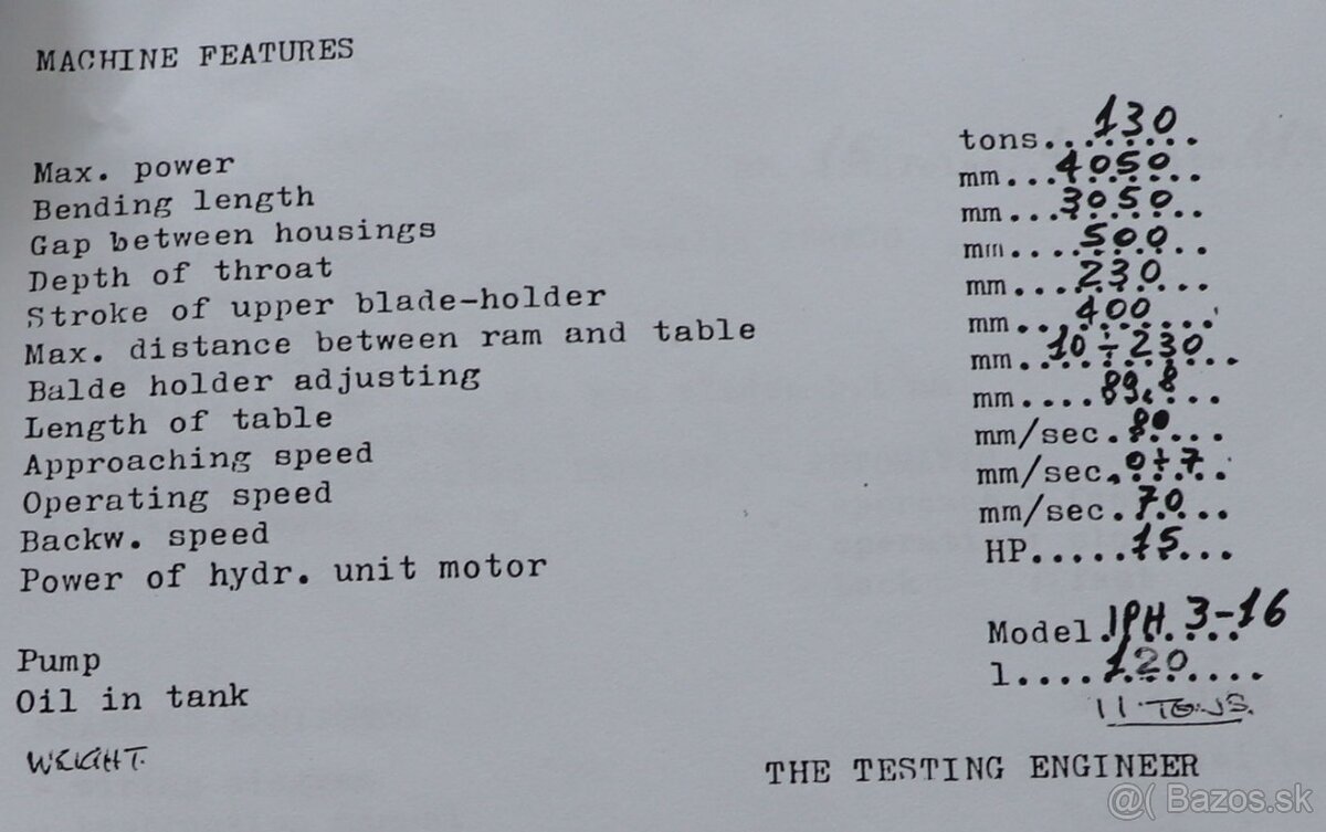 Lis ohraňovací BPBE.130.40 - 3
