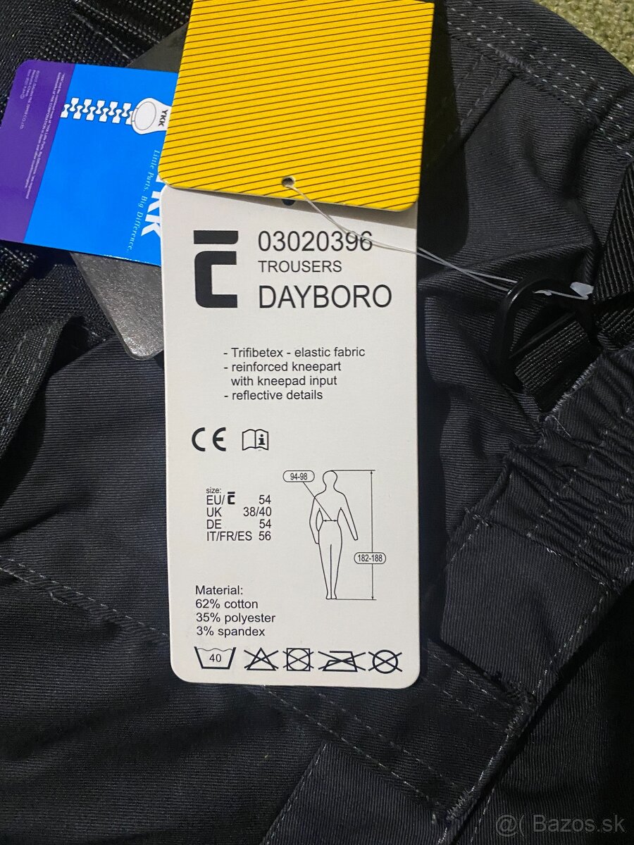 Pracovne nohavice, monterky Cerva DAYBORO vel. 54 - 3