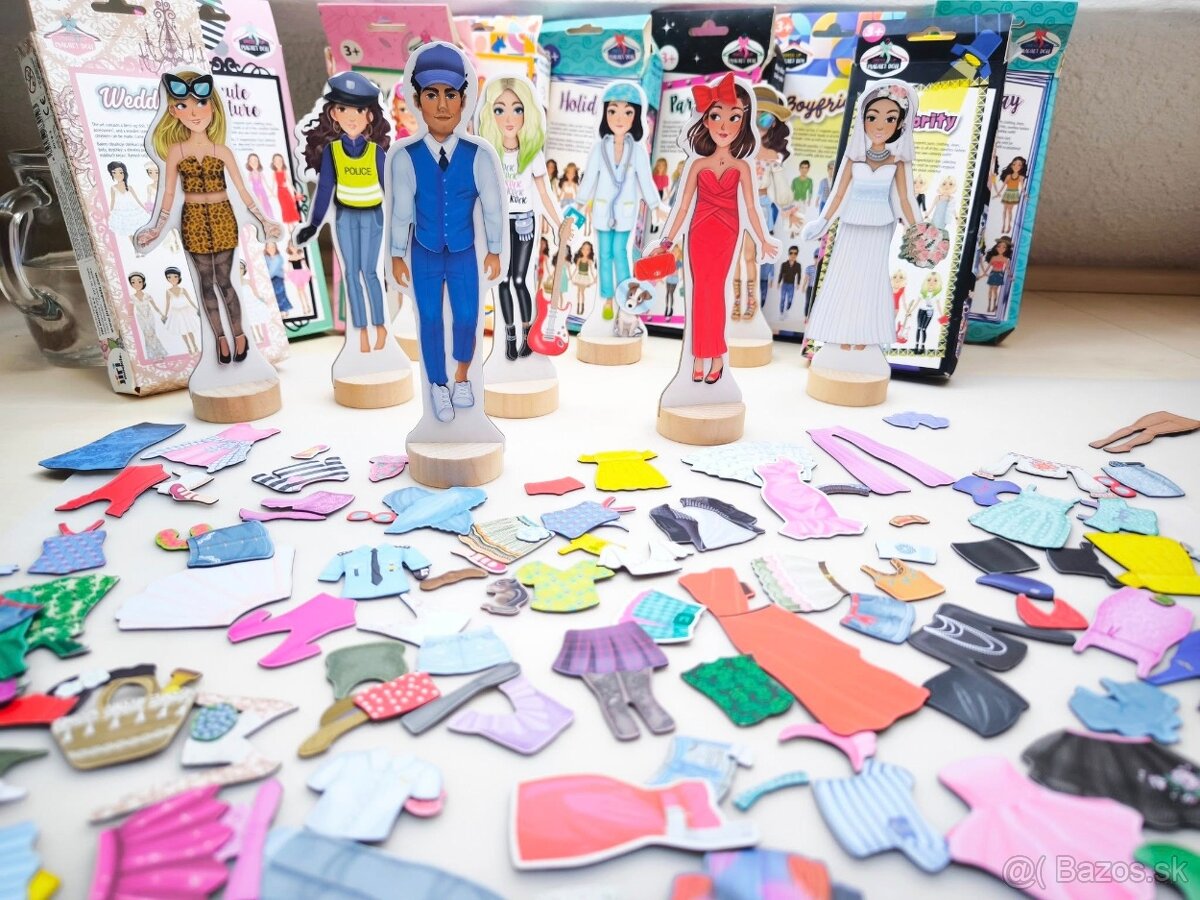 Magnetické bábiky, oblečenie - 3