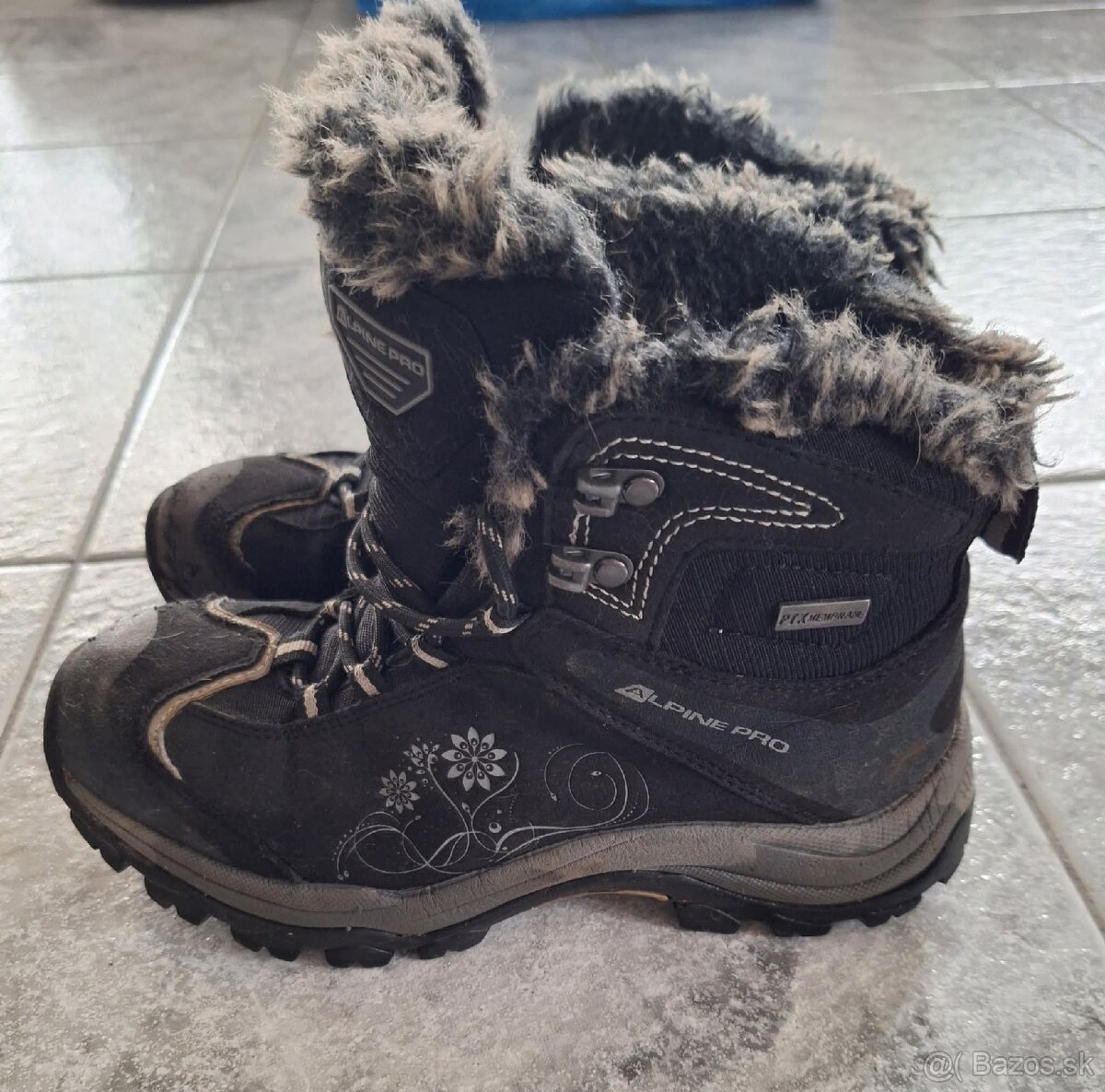 Detské zateplené topánky - 3