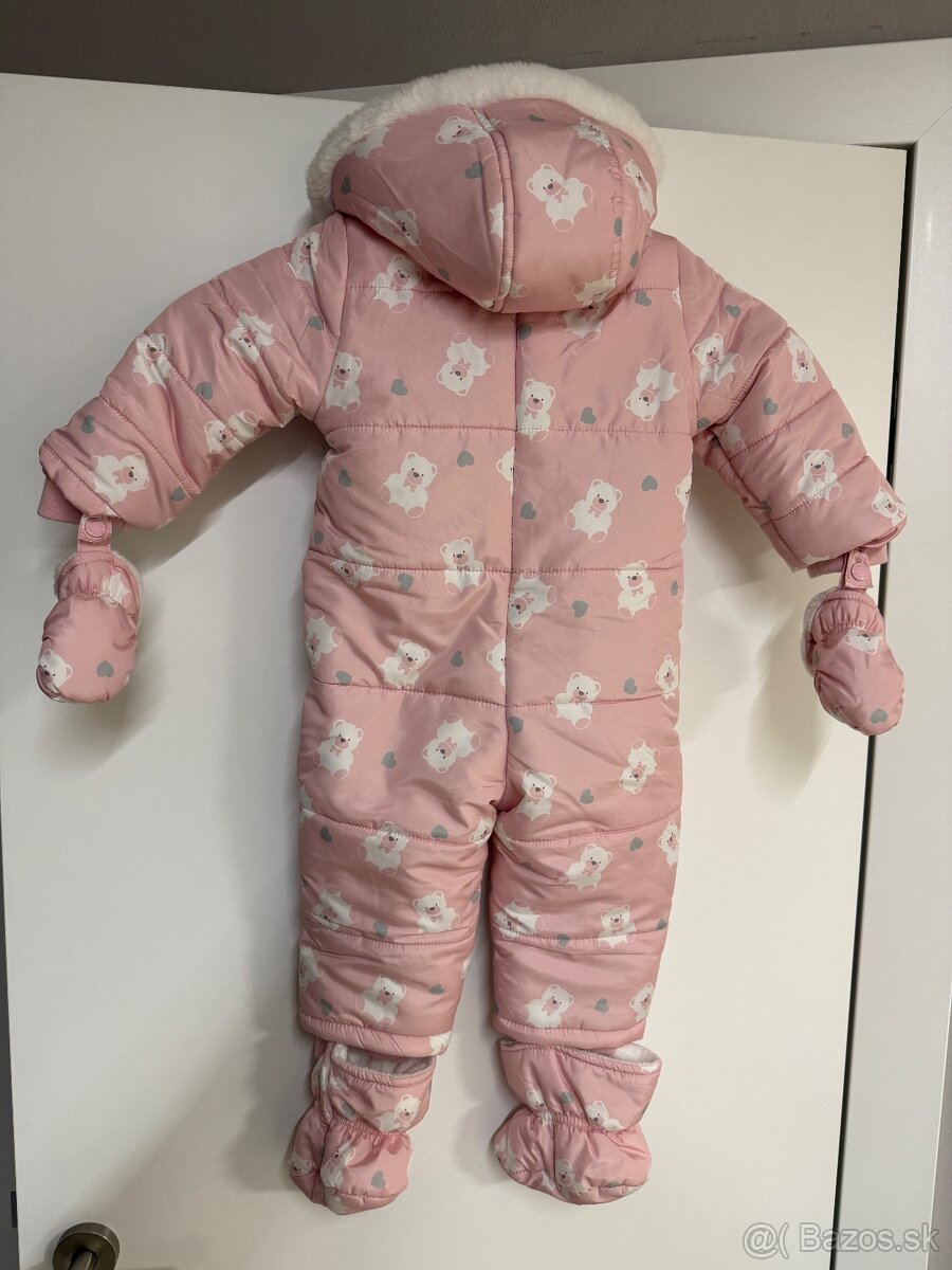 Chicco ružová zimná kombinéza - 3