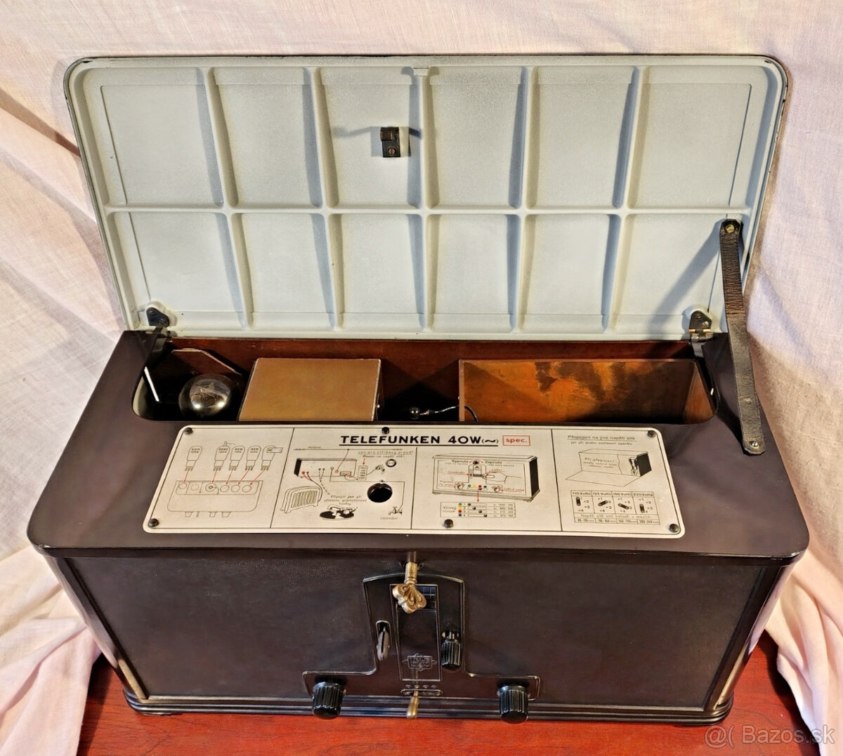 Staré rádio Telefunken 40Wspec. plus repro Arcophon 5 - 3