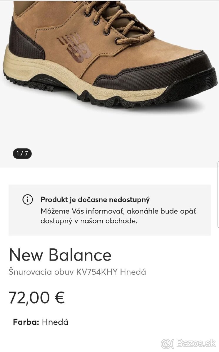 New Balance úplne nové 33.5 - 3