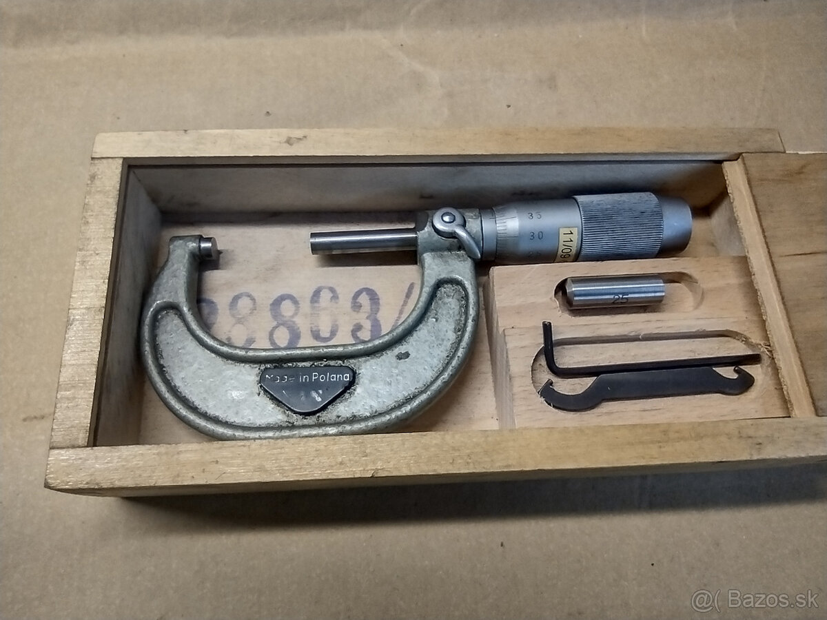 Predám mikrometre strmeňové - 3