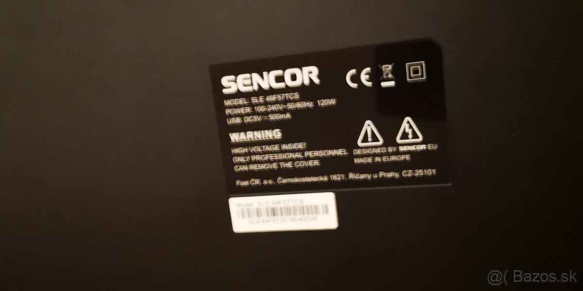 Pokazený Sencor 55 palcov - 3