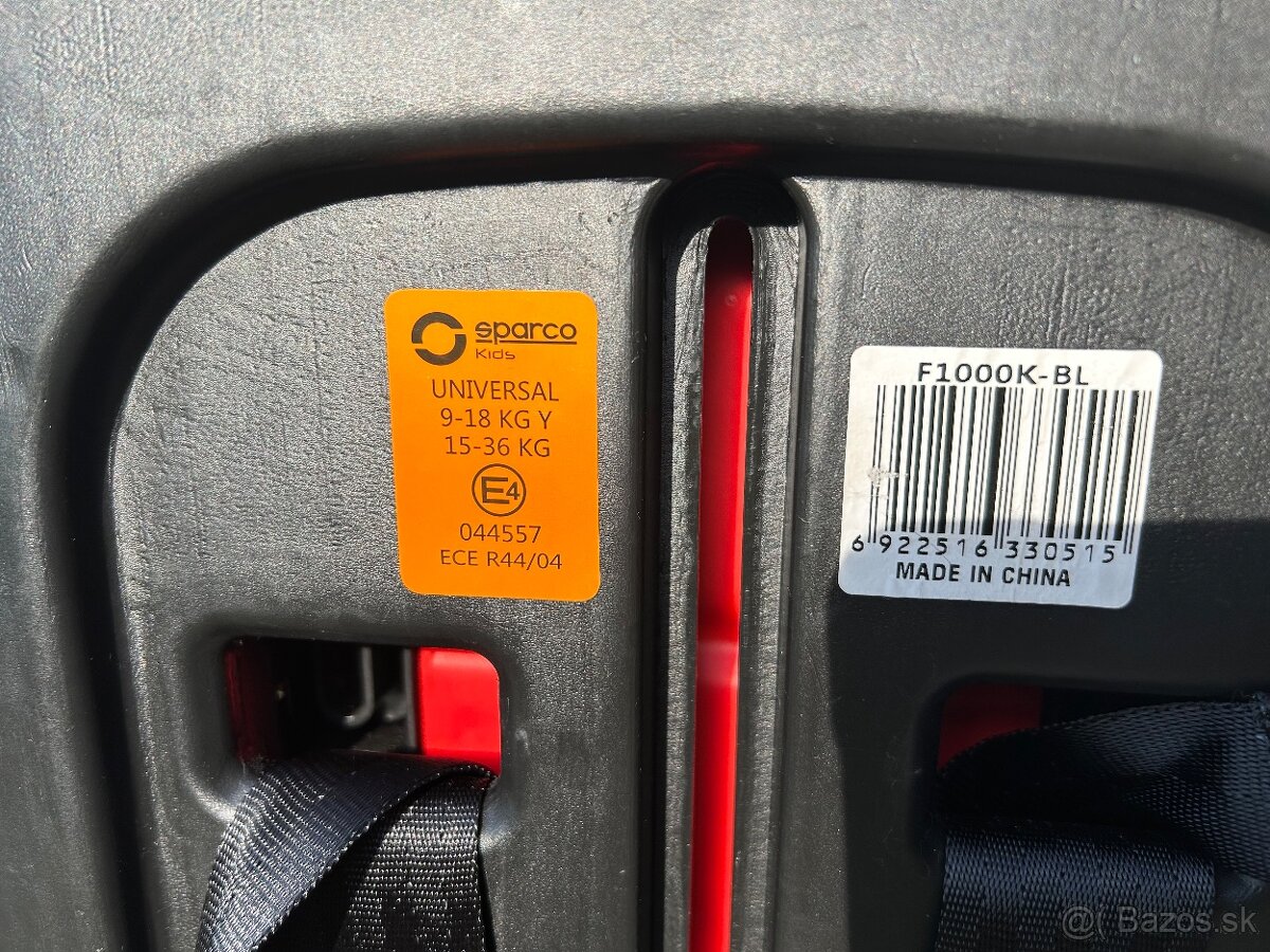 Sparco autosedacka - 3