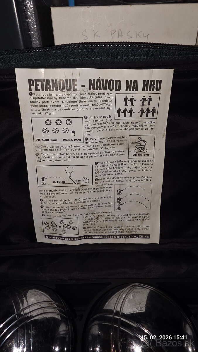 Petangove gule 8 ks - Petanque - 3