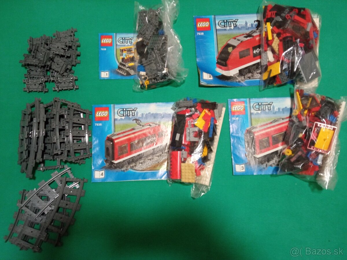 Lego City 60050+7938+koľajnice - 3