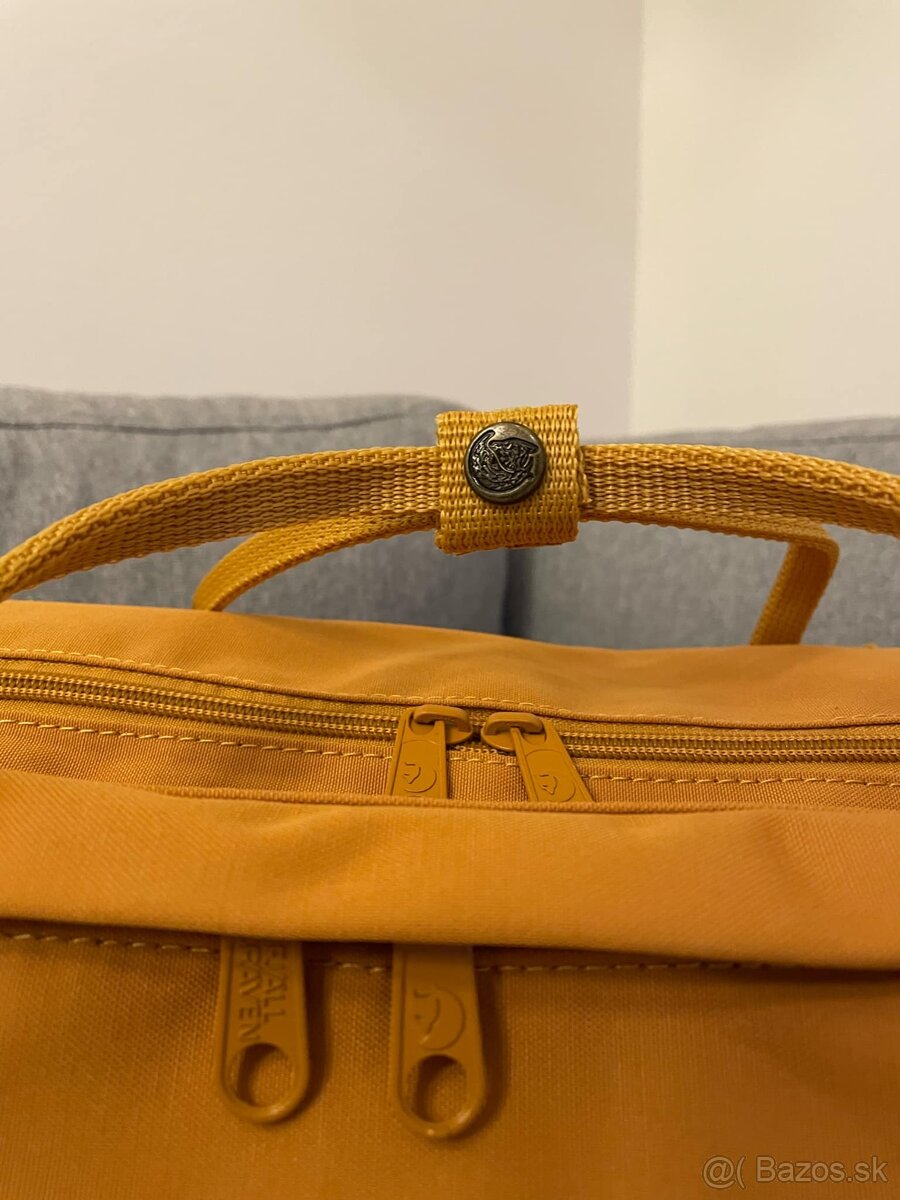 Predám batoh značky Fjällräven Kanken Weekender žltý - 3