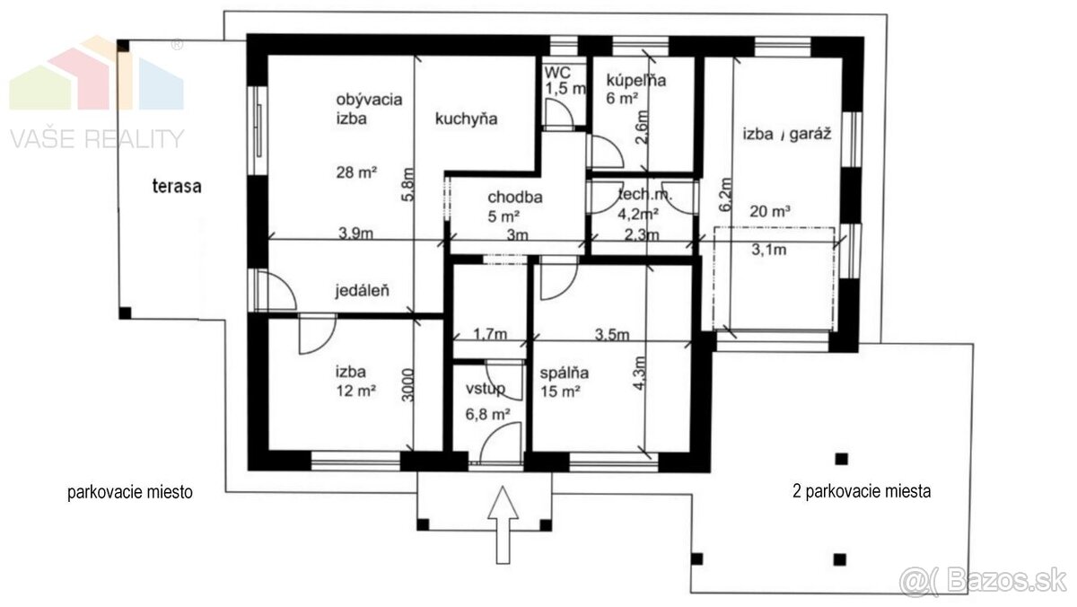 NOVOSTAVBA 4-IZBOVÉHO BUNGALOVU LEN 7 KM OD PIEŠŤAN – OBEC S - 3