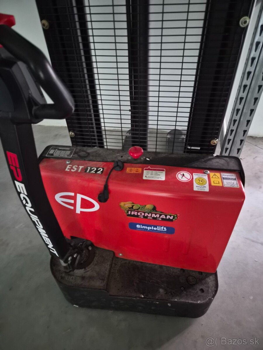 Vysokozdvižný paletový vozík elektrický EST122 3016mm - 3