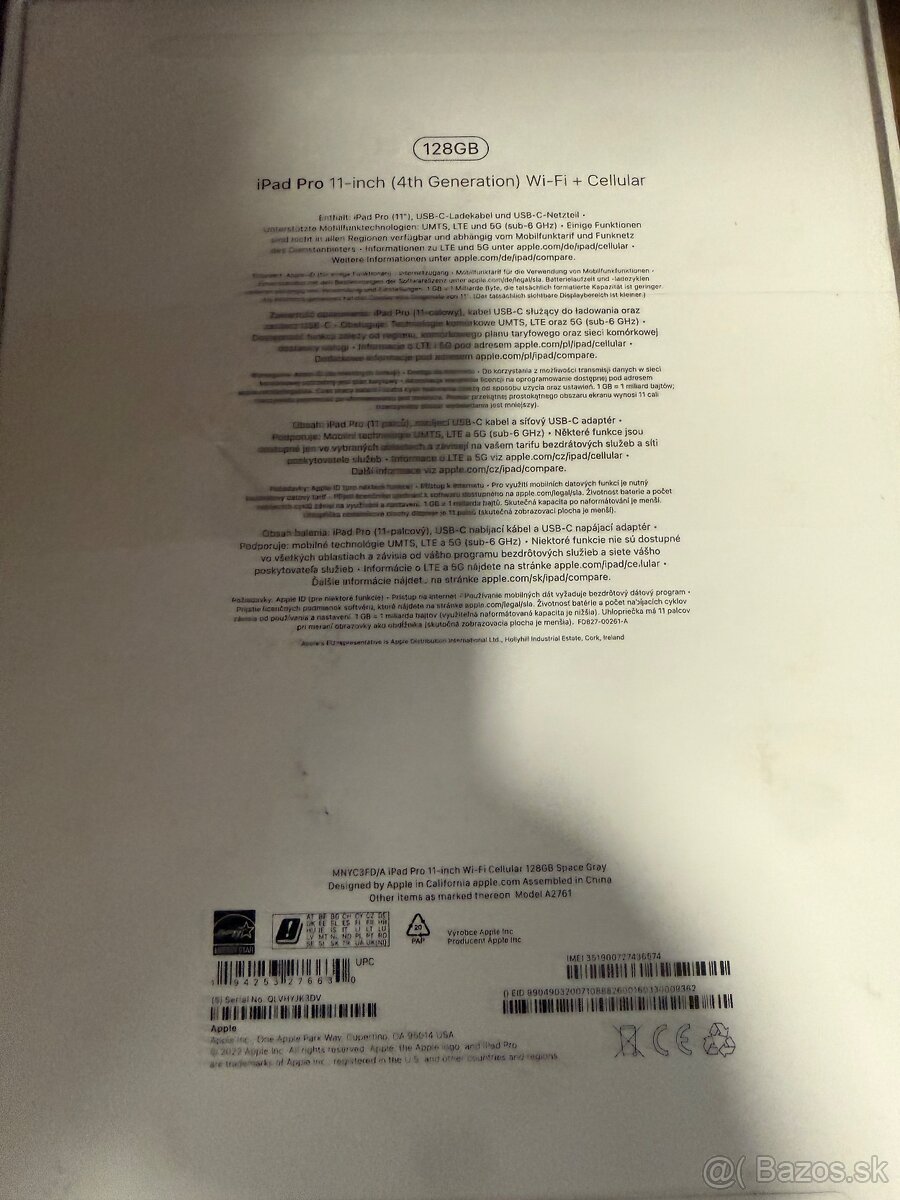 iPad Pro 11 4 Generácia 128Gb Cellular - 3