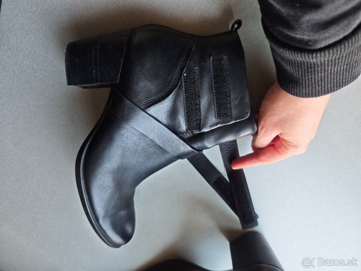 Dámske kožené topánky Ecco - 3