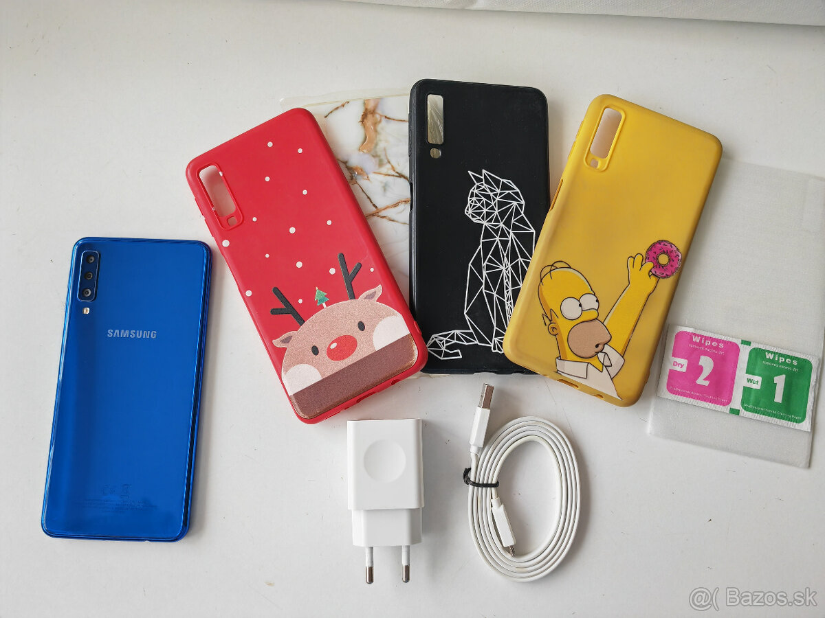 Samsung A7 Modrý - 3