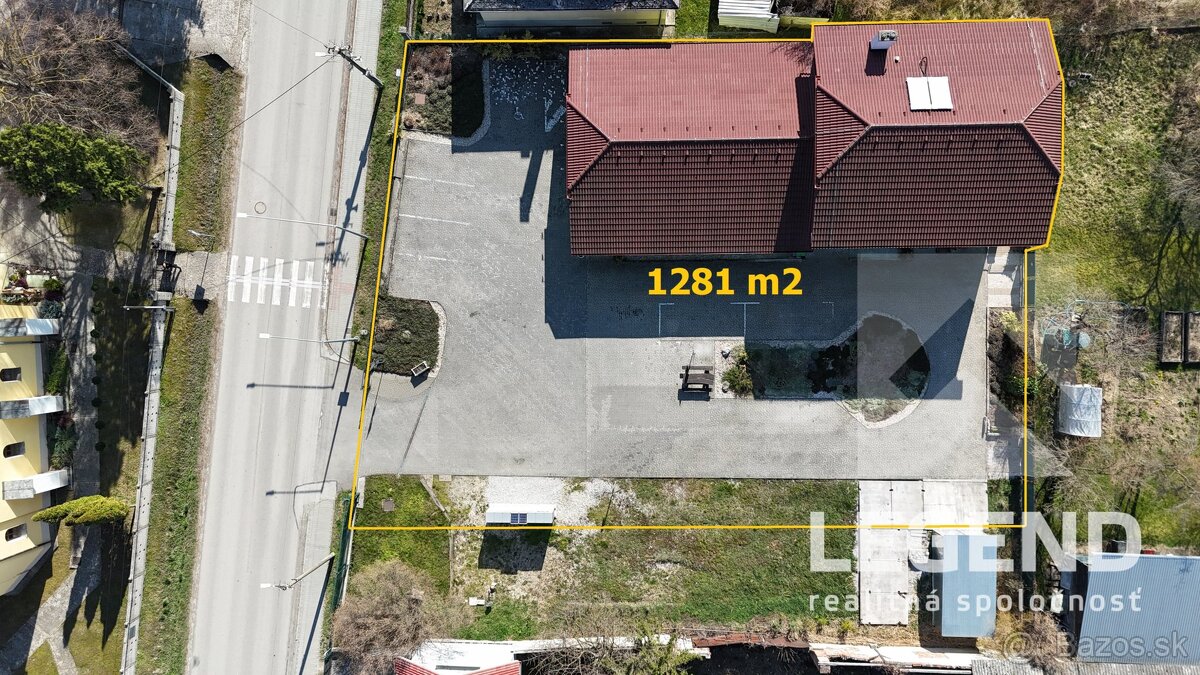 Viacúčelová budova Melčice, 343 m², obchod plus 2 byty - Pohľad 3