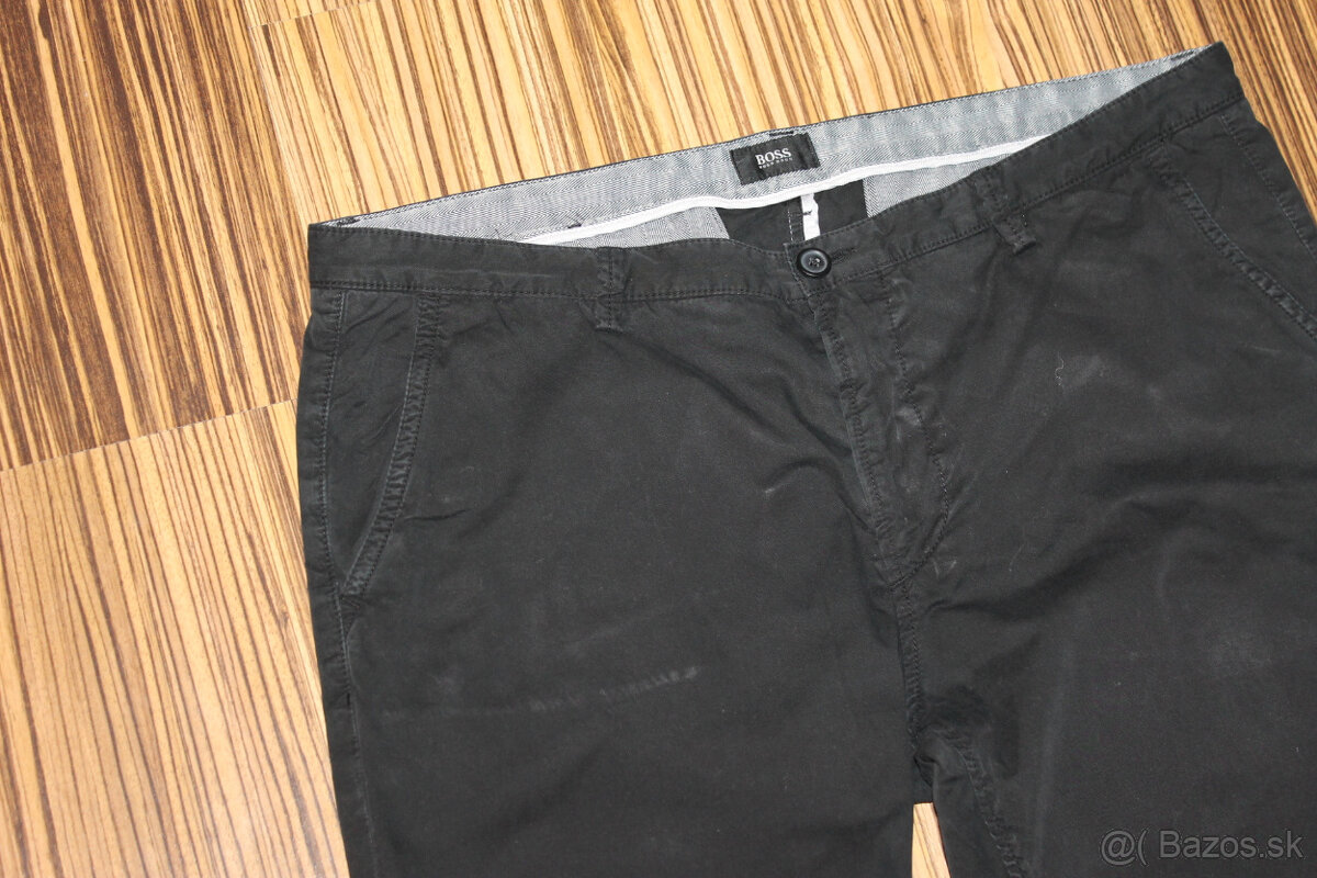 Čierne Chino nohavice Hugo Boss v. 54 - 3
