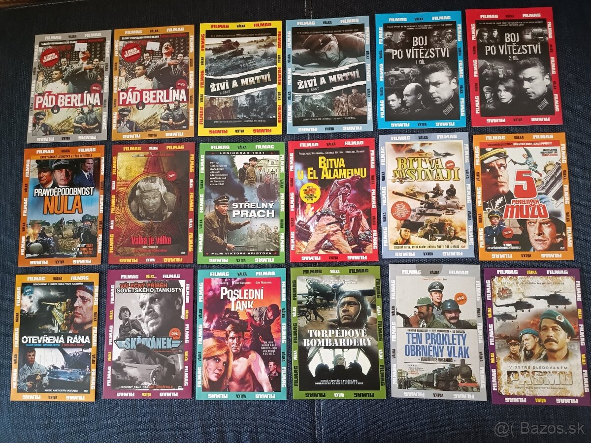 Zbierka DVD - vojnové filmy - 3